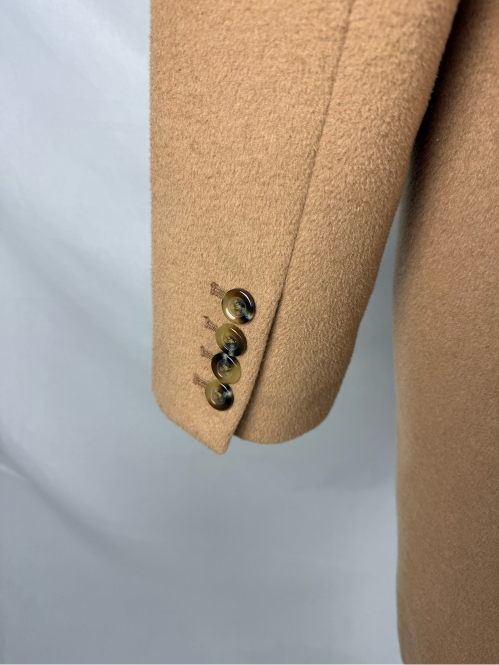 Ann Taylor Chesterfield Camel Coat,Large - Picture 8 of 11